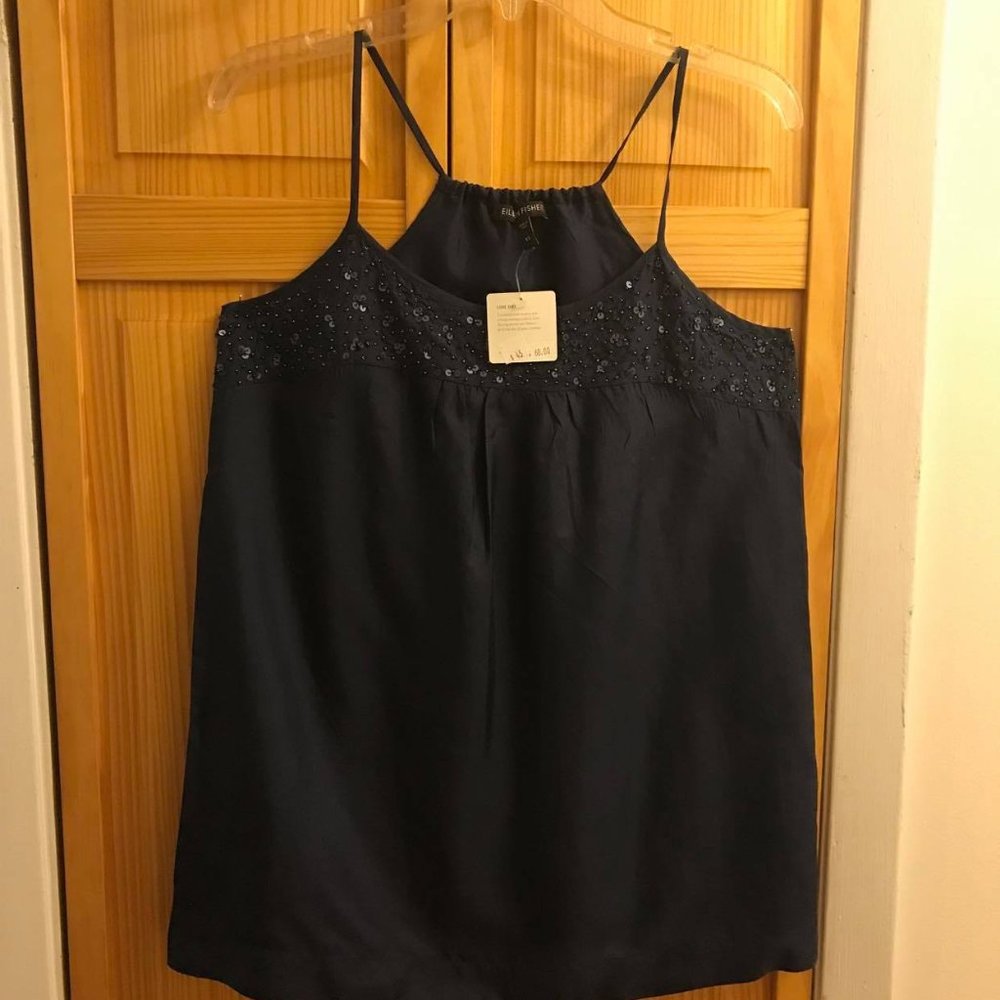 Brand New Eileen Fisher dressy spaghetti strap top
